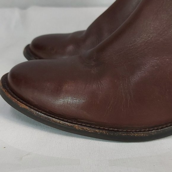 Cole Haan Brown Leather Riding Boots size 8 - Picture 5 of 15